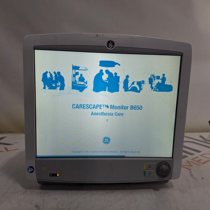 GE Healthcare GE Healthcare Carescape B650 Anesthesia Care Patient Monitor Patient Monitors reLink Medical