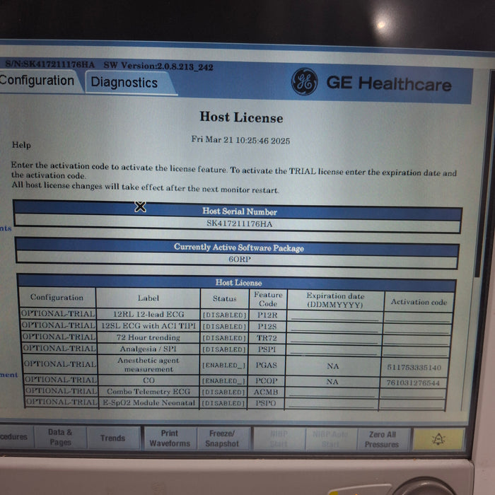 GE Healthcare GE Healthcare Carescape B650 Anesthesia Care Patient Monitor Patient Monitors reLink Medical