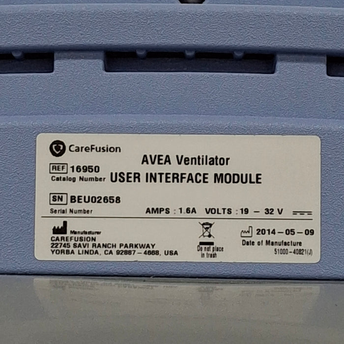 CareFusion CareFusion Avea Ventilator Respiratory reLink Medical