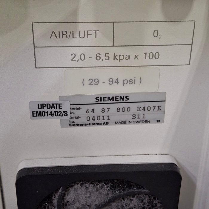 Maquet Maquet Servo I Ventilator Respiratory reLink Medical