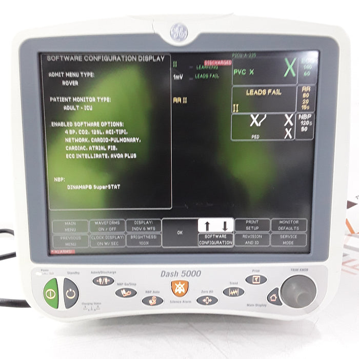GE Healthcare GE Healthcare Dash 5000 - GE/Nellcor SpO2 Patient Monitor Patient Monitors reLink Medical