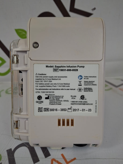 QCore Medical Sapphire Multi-Therapy Infusion Pump