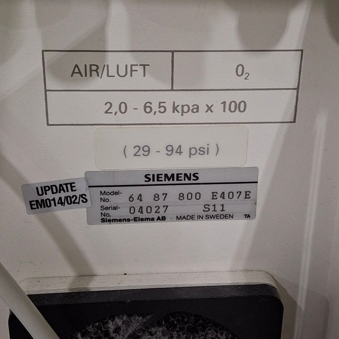 Maquet Maquet Servo I Ventilator Respiratory reLink Medical