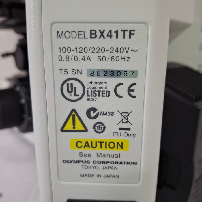 Olympus Olympus BX41TF Binocular Microscope Lab Microscopes reLink Medical