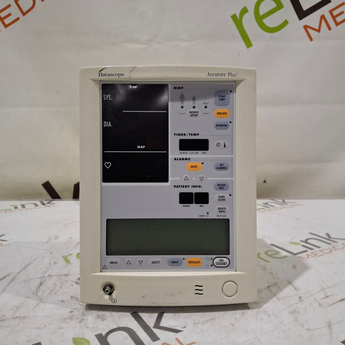 Datascope Accutorr Plus Vital Signs Monitor