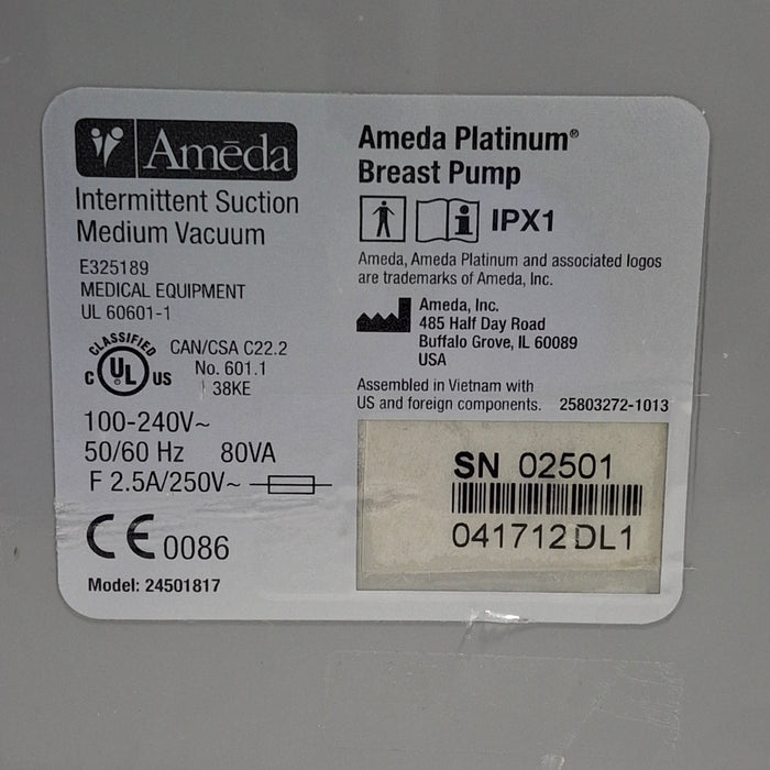 Ameda Ameda Platinum Breast Pump Temperature Control Units reLink Medical