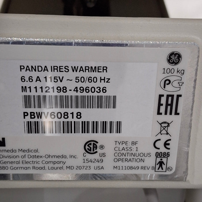 GE Healthcare GE Healthcare Panda IRES Infant Warmer Infant Warmers and Incubators reLink Medical