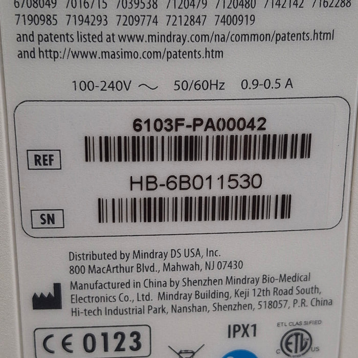 Mindray Accutorr 7 Vital Signs Monitor