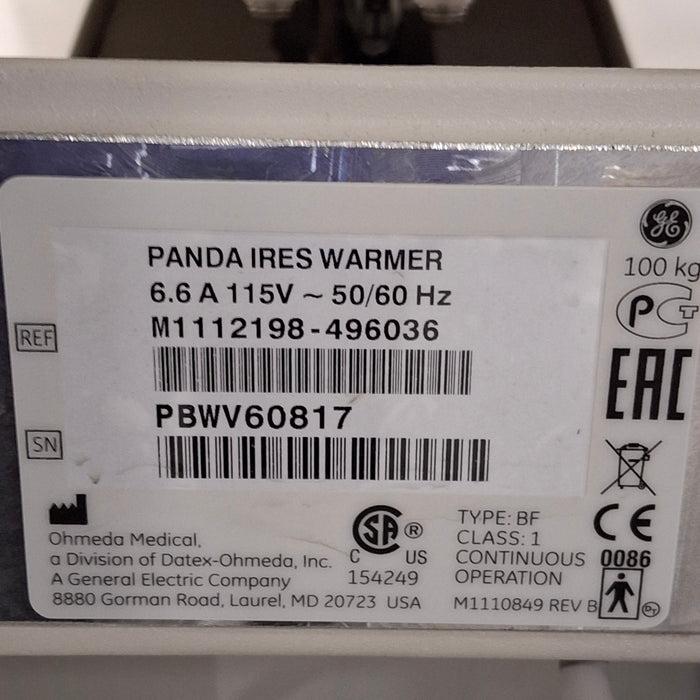 GE Healthcare GE Healthcare Panda IRES Infant Warmer Infant Warmers and Incubators reLink Medical