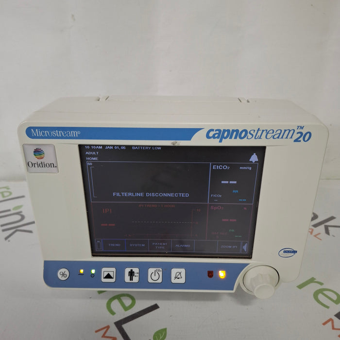 Oridion Oridion Capnostream 20 Capnography Monitor Patient Monitors reLink Medical
