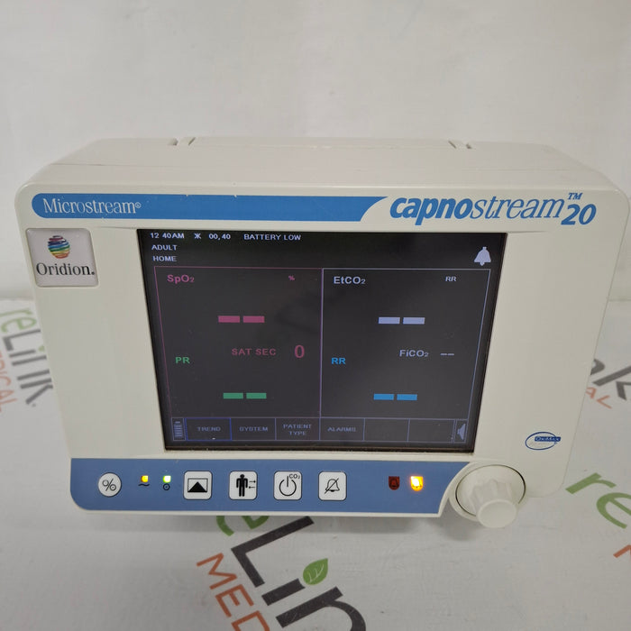 Oridion Oridion Capnostream 20 Capnography Monitor Patient Monitors reLink Medical