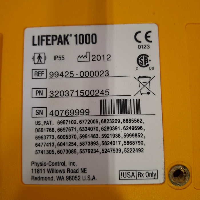 Physio-Control Physio-Control LifePak 1000 AED Defibrillators reLink Medical