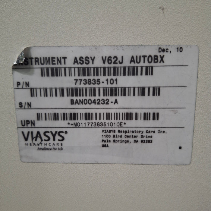 CareFusion CareFusion V62 Autobox Respiratory reLink Medical