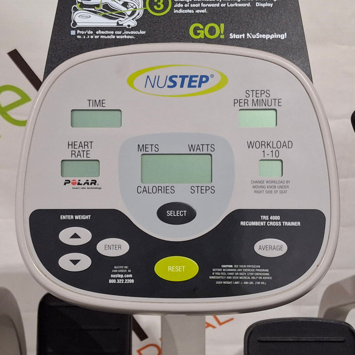 NuStep, Inc. NuStep, Inc. TRS 4000 Recumbent Cross Trainer Fitness and Rehab Equipment reLink Medical