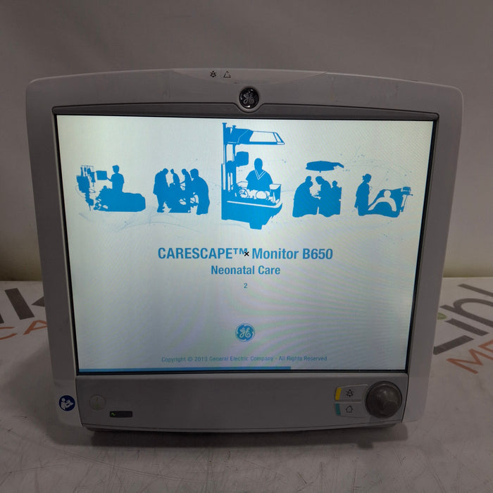 GE Healthcare GE Healthcare Carescape B650 Neonatal Care Patient Monitor Patient Monitors reLink Medical