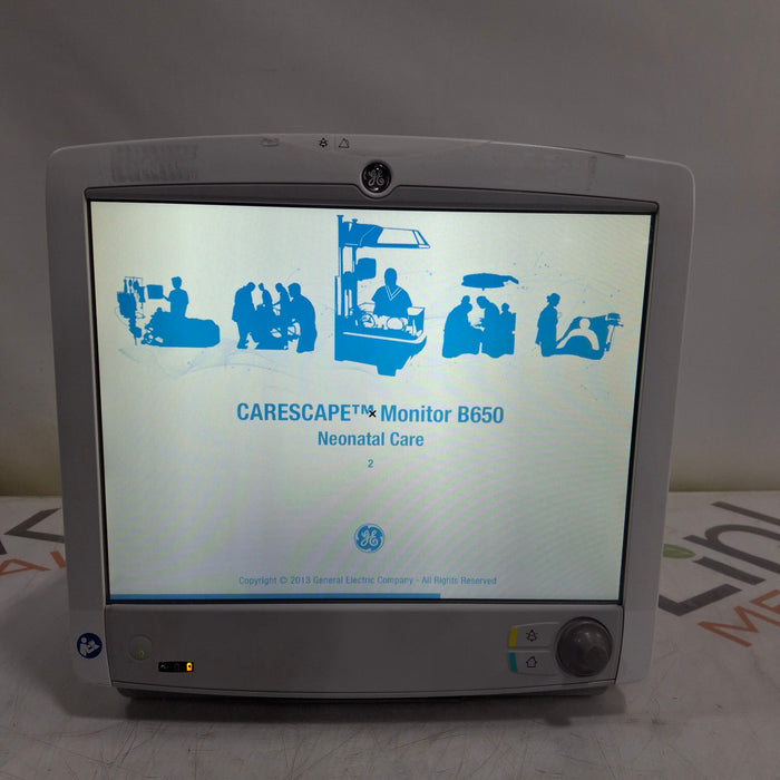 GE Healthcare GE Healthcare Carescape B650 Neonatal Care Patient Monitor Patient Monitors reLink Medical