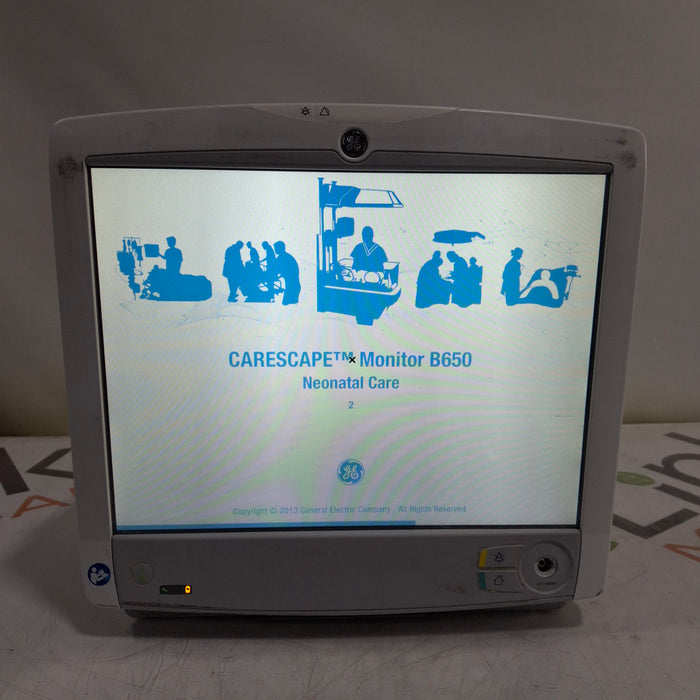 GE Healthcare GE Healthcare Carescape B650 Neonatal Care Patient Monitor Patient Monitors reLink Medical