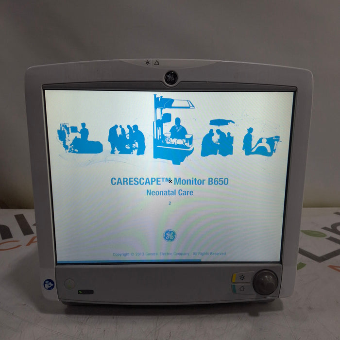 GE Healthcare GE Healthcare Carescape B650 Neonatal Care Patient Monitor Patient Monitors reLink Medical