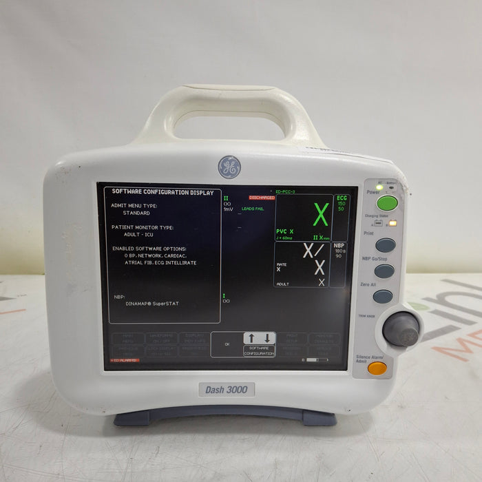 GE Healthcare Dash 3000 - GE/Nellcor SpO2 Patient Monitor