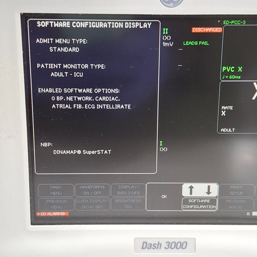 GE Healthcare GE Healthcare Dash 3000 - GE/Nellcor SpO2 Patient Monitor Patient Monitors reLink Medical