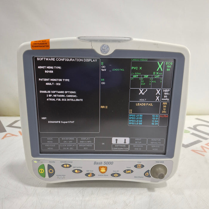 GE Healthcare GE Healthcare Dash 5000 - Masimo SpO2 Patient Monitor Patient Monitors reLink Medical