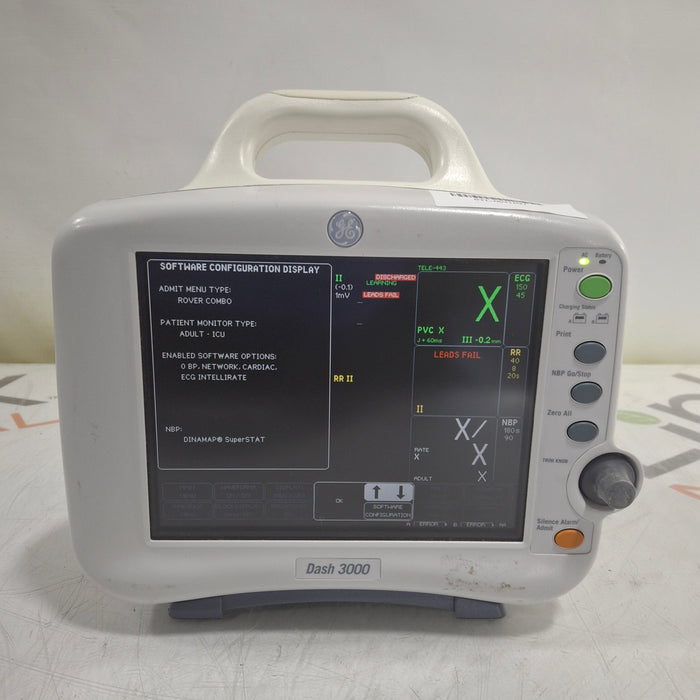 GE Healthcare GE Healthcare Dash 3000 - GE/Nellcor SpO2 Patient Monitor Patient Monitors reLink Medical