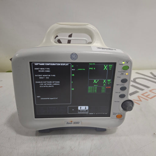 GE Healthcare GE Healthcare Dash 3000 - GE/Nellcor SpO2 Patient Monitor Patient Monitors reLink Medical