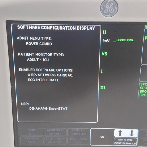GE Healthcare GE Healthcare Dash 3000 - GE/Nellcor SpO2 Patient Monitor Patient Monitors reLink Medical