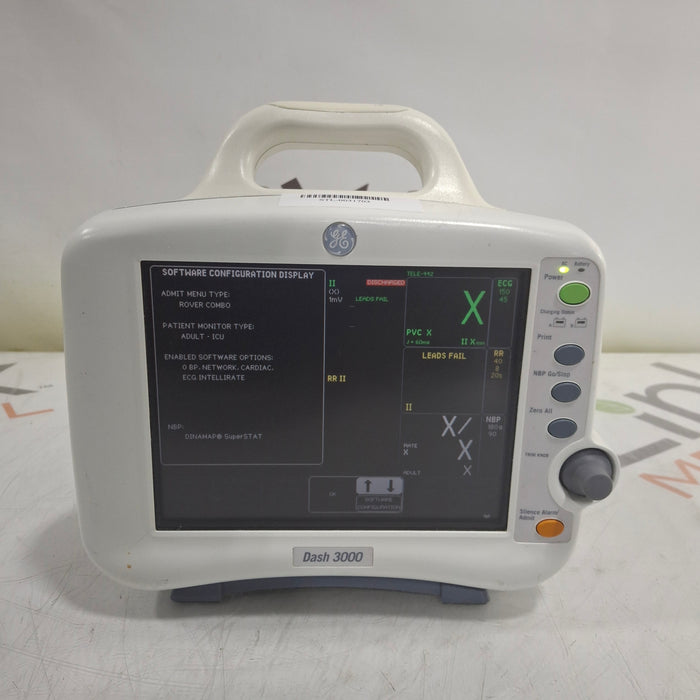 GE Healthcare GE Healthcare Dash 3000 - GE/Nellcor SpO2 Patient Monitor Patient Monitors reLink Medical