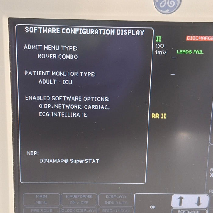 GE Healthcare GE Healthcare Dash 3000 - Masimo SpO2 Patient Monitor Patient Monitors reLink Medical