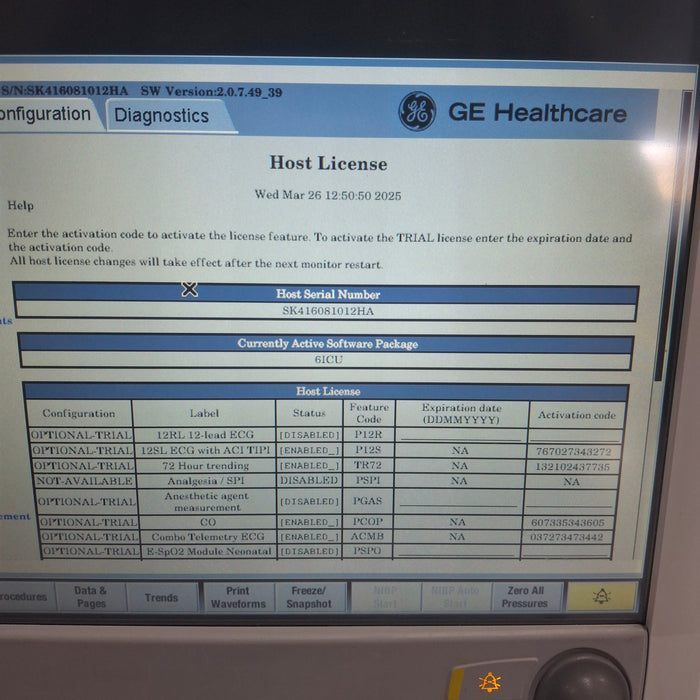 GE Healthcare GE Healthcare Carescape B650 Critical Care Patient Monitor Patient Monitors reLink Medical