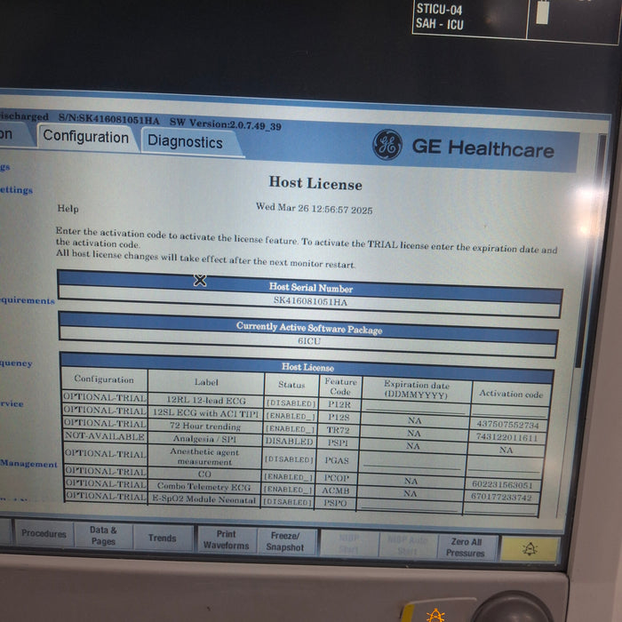 GE Healthcare GE Healthcare Carescape B650 Critical Care Patient Monitor Patient Monitors reLink Medical