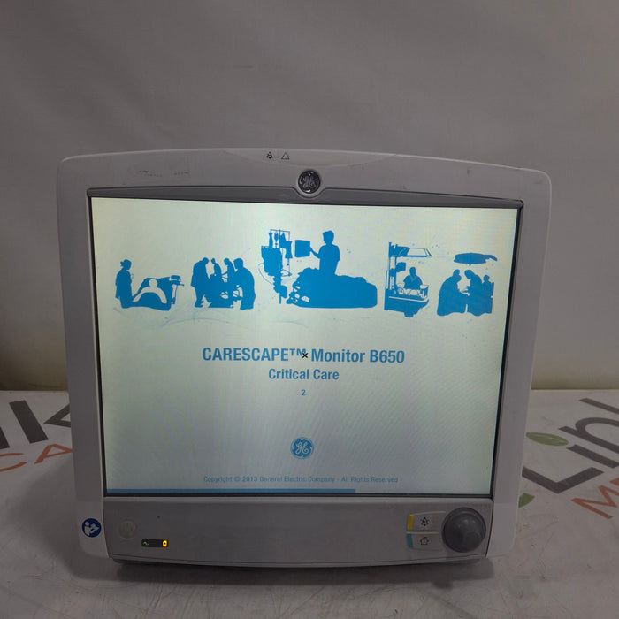 GE Healthcare GE Healthcare Carescape B650 Critical Care Patient Monitor Patient Monitors reLink Medical