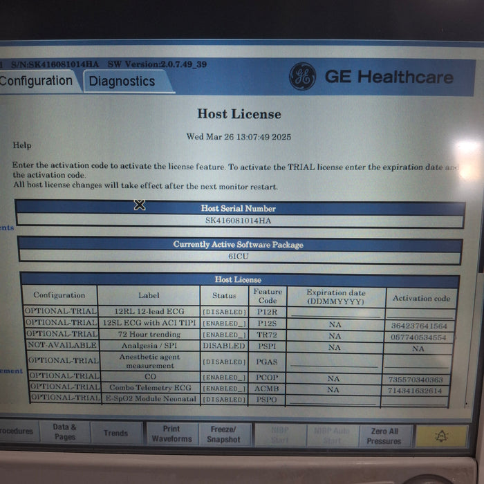 GE Healthcare GE Healthcare Carescape B650 Critical Care Patient Monitor Patient Monitors reLink Medical