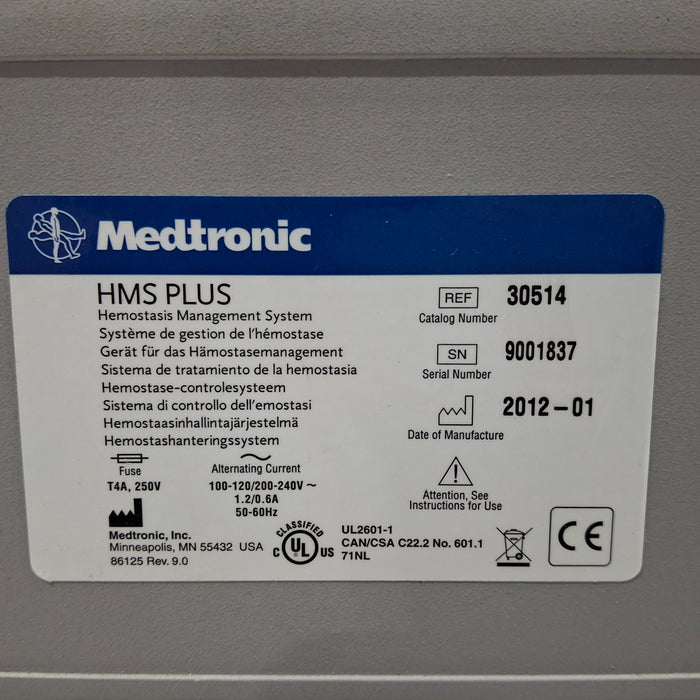 Medtronic Medtronic Hepcon HMS Plus Coagulation Analyzer Clinical Lab reLink Medical