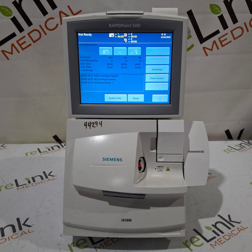 Siemens Siemens Rapidpoint 500 Blood Gas Analyzer Clinical Lab reLink Medical