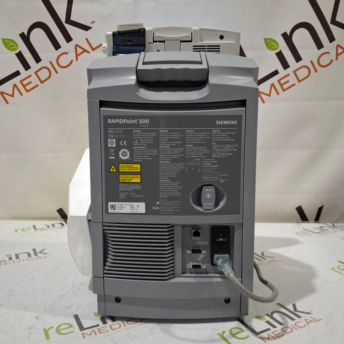 Siemens Siemens Rapidpoint 500 Blood Gas Analyzer Clinical Lab reLink Medical