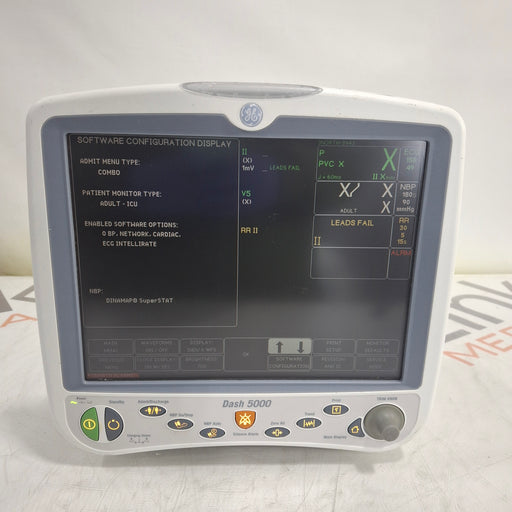 GE Healthcare GE Healthcare Dash 5000 - GE/Nellcor SpO2 Patient Monitor Patient Monitors reLink Medical