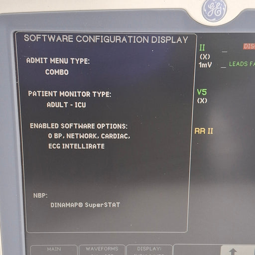 GE Healthcare GE Healthcare Dash 5000 - GE/Nellcor SpO2 Patient Monitor Patient Monitors reLink Medical