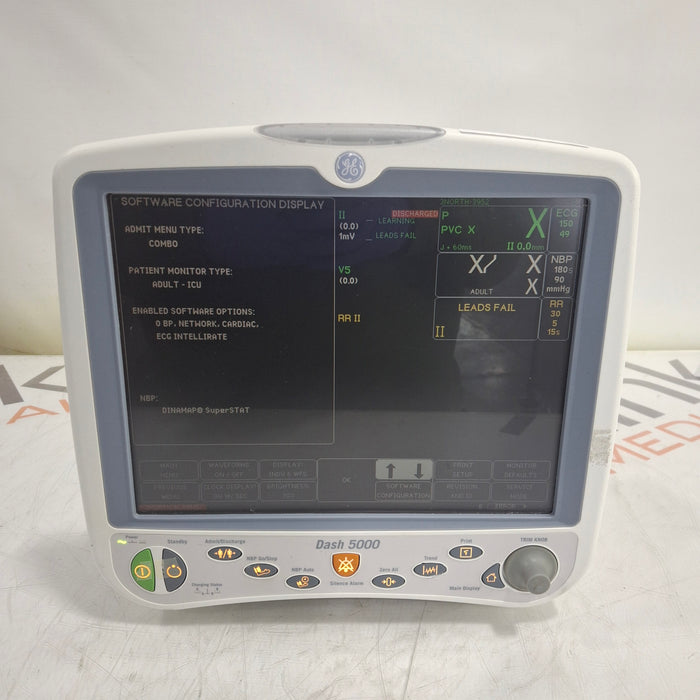 GE Healthcare GE Healthcare Dash 5000 - GE/Nellcor SpO2 Patient Monitor Patient Monitors reLink Medical