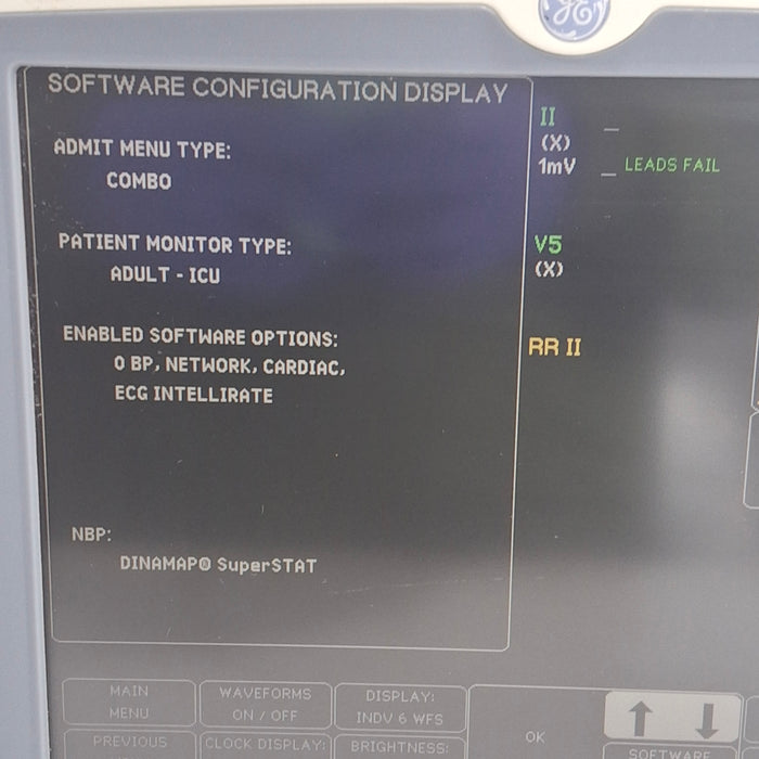 GE Healthcare GE Healthcare Dash 5000 - GE/Nellcor SpO2 Patient Monitor Patient Monitors reLink Medical