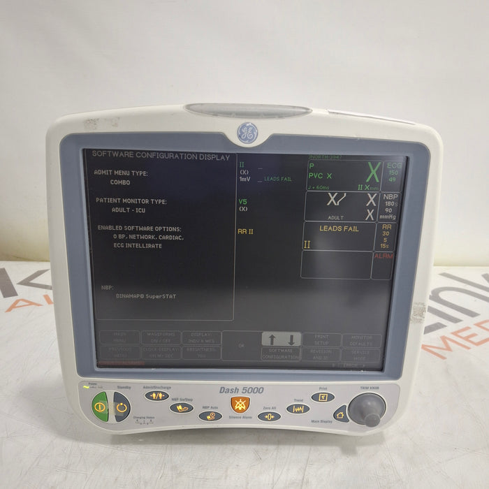 GE Healthcare GE Healthcare Dash 5000 - GE/Nellcor SpO2 Patient Monitor Patient Monitors reLink Medical