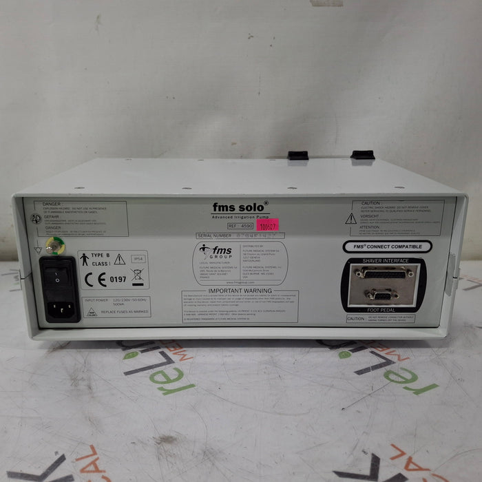 FMS Group FMS Group Solo Advanced 4590 Irrigation Pump Surgical Equipment reLink Medical