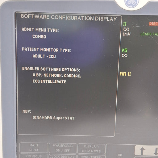 GE Healthcare GE Healthcare Dash 5000 - GE/Nellcor SpO2 Patient Monitor Patient Monitors reLink Medical