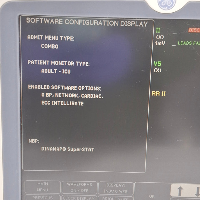 GE Healthcare GE Healthcare Dash 5000 - GE/Nellcor SpO2 Patient Monitor Patient Monitors reLink Medical