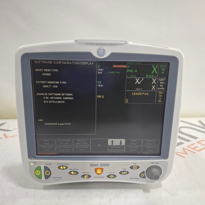 GE Healthcare GE Healthcare Dash 5000 - GE/Nellcor SpO2 Patient Monitor Patient Monitors reLink Medical