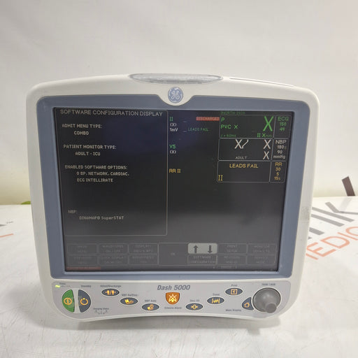 GE Healthcare GE Healthcare Dash 5000 - GE/Nellcor SpO2 Patient Monitor Patient Monitors reLink Medical