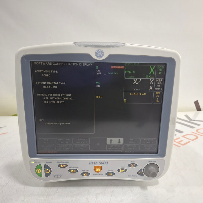 GE Healthcare GE Healthcare Dash 5000 - GE/Nellcor SpO2 Patient Monitor Patient Monitors reLink Medical
