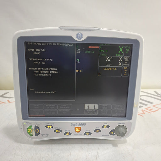 GE Healthcare GE Healthcare Dash 5000 - GE/Nellcor SpO2 Patient Monitor Patient Monitors reLink Medical