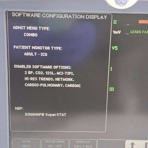 GE Healthcare GE Healthcare Dash 5000 - GE/Nellcor SpO2 Patient Monitor Patient Monitors reLink Medical